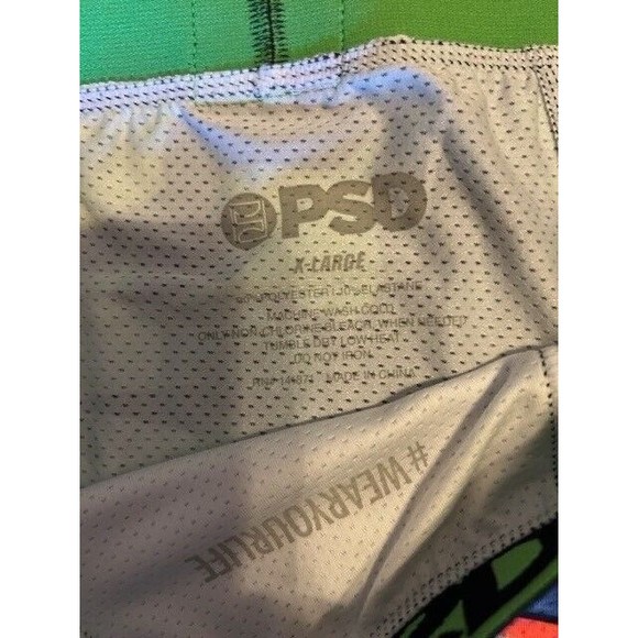 PSD Boxer Brief Mens Size XL Warface Emerald Camo Underwear Green Black New Tags - Picture 3 of 4